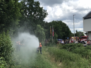 Das BIld zeigt eine Übung der Jugendfeuerwehr Plaidt