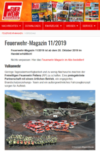 Screenshot www.feuerwehrmagazin.de