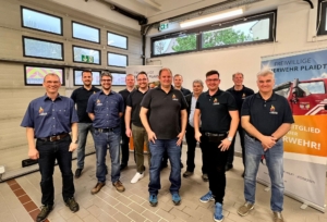 Gruppenfoto des Vorstandes des Fördervereins der Freiwilligen Feuerwehr Plaidt