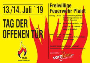 Plakat Feuerwehrfest 2019