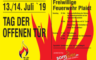 Plakat Feuerwehrfest 2019